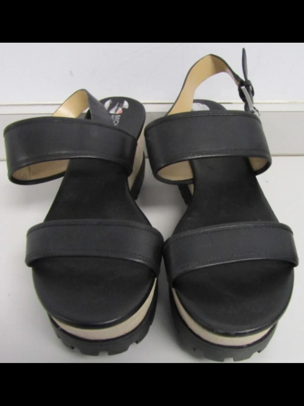 Michael Kors Gillian Mid Wedge Sandals Size 10M Like New MSRP $119.50
